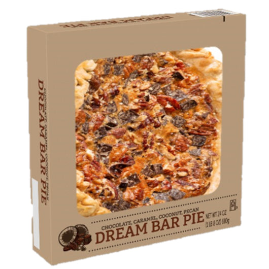 Chef Pierre Open Face Pie 8" Pre-Baked Dream Bar 24 Ounce Size - 6 Per Case.