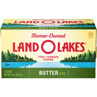 Land-O-Lakes® Salted Butter 1 Pound Each - 36 Per Case.