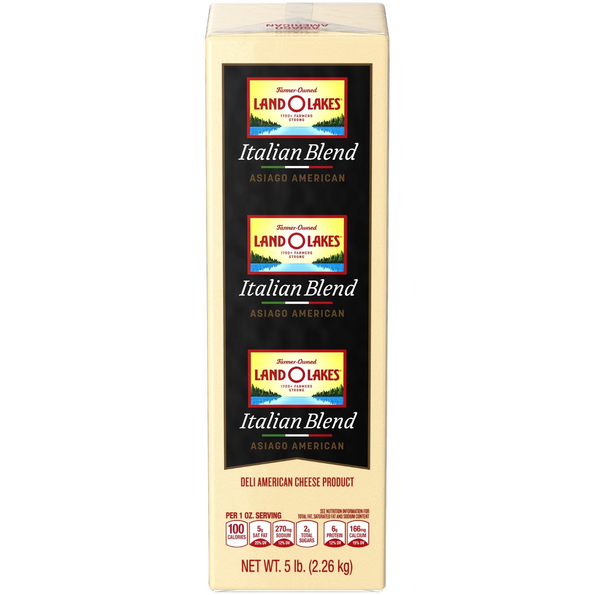 Deli Land-O-Lakes® Italian Blend Cheese Product (white Loaf) 5 Pound Each - 2 Per Case.