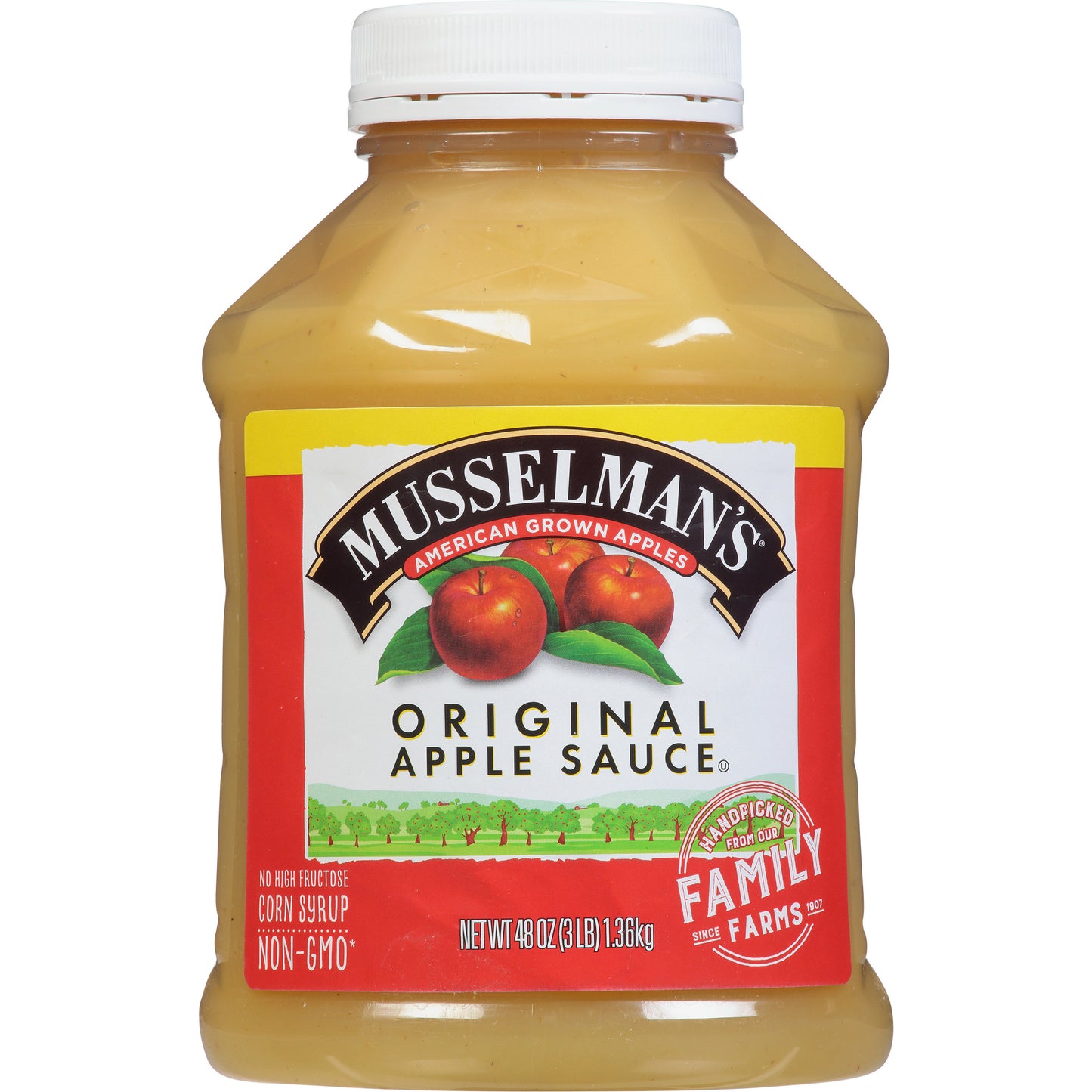 Musselman's Original Apple Sauce 48 Ounce Size - 8 Per Case.