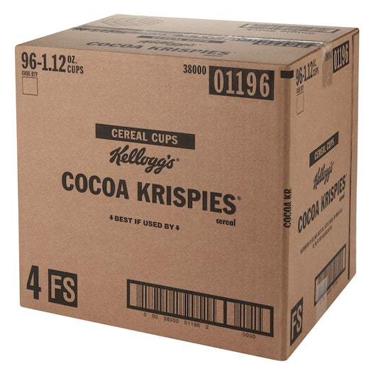 Kellogg Cocoa Krispies Cereal, 1.1 Ounces - 96 Per Case.