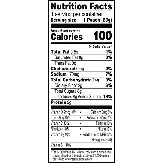 Kellogg's Froot Loops Cereal Reduced Sugar, 1 Ounce Size - 96 Per Case.