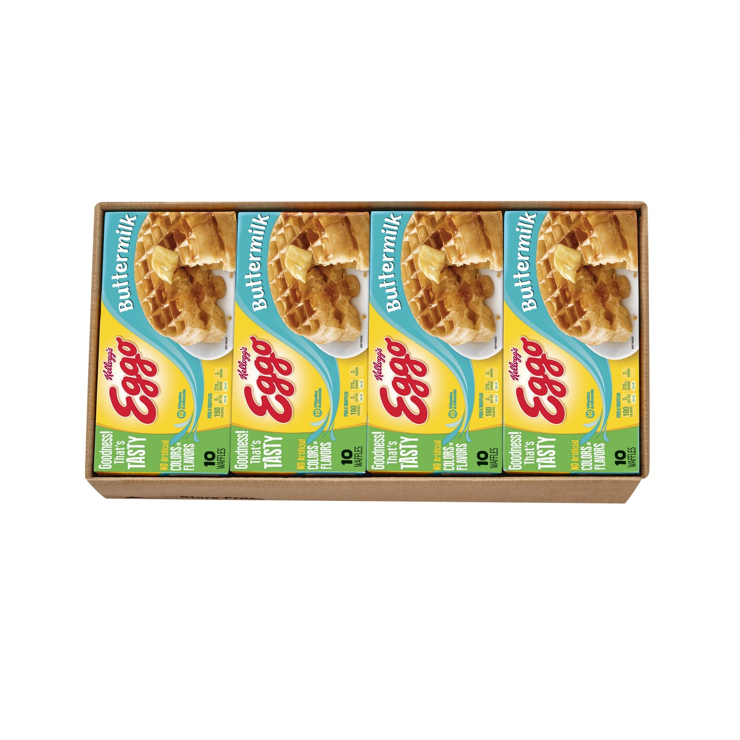 Kellogg's Eggo Waffles Buttermilk 12.3 Ounce Size - 8 Per Case.