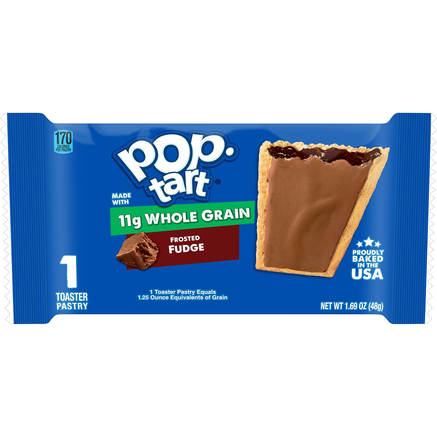 Kellogg's Pop Tarts Whole Grain Chocolate 1.7 Ounce Size - 120 Per Case.