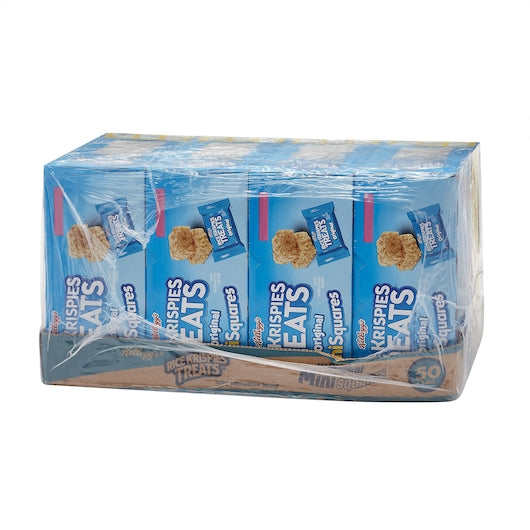 Kellogg's Rice Krispies Treats Mini Squares Original 0.39 Ounce Size - 200 Per Case.