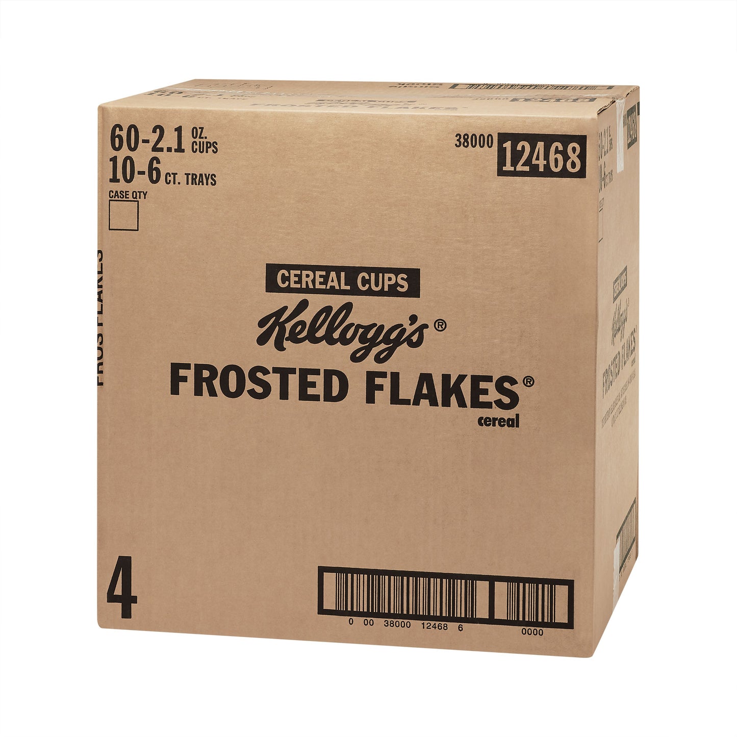 Kellogg's Frosted Flakes Cereal Original 2.1 Ounce Size - 60 Per Case.