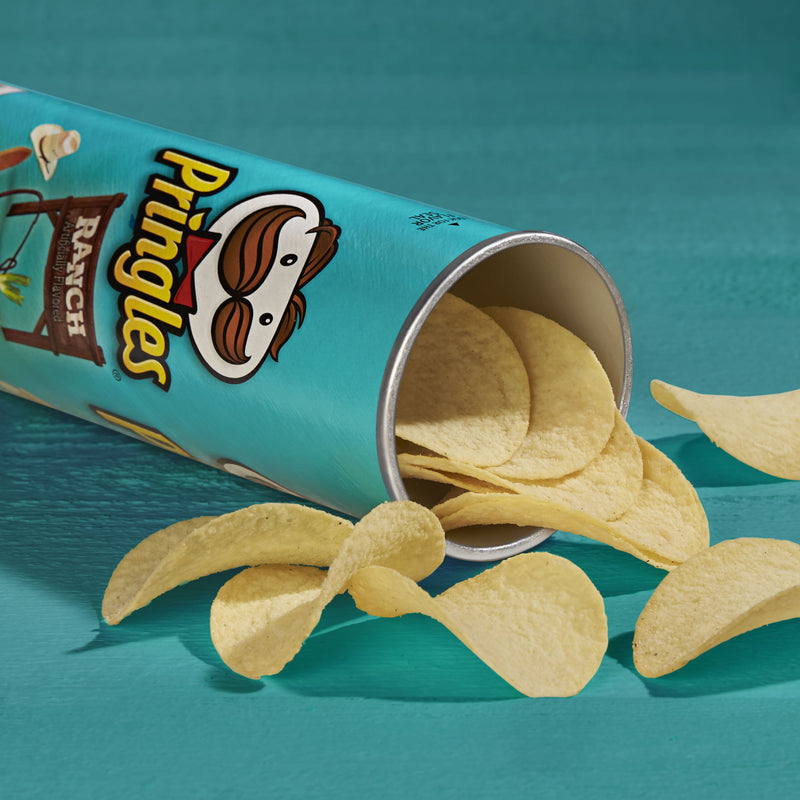 Pringles Crisps Ranch5.5 Ounce Size - 14 Per Case.