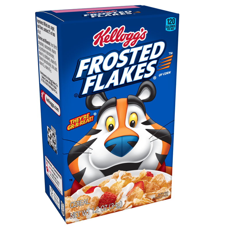 Kellogg's Frosted Flakes Cereal1.2 Ounce Size - 70 Per Case.