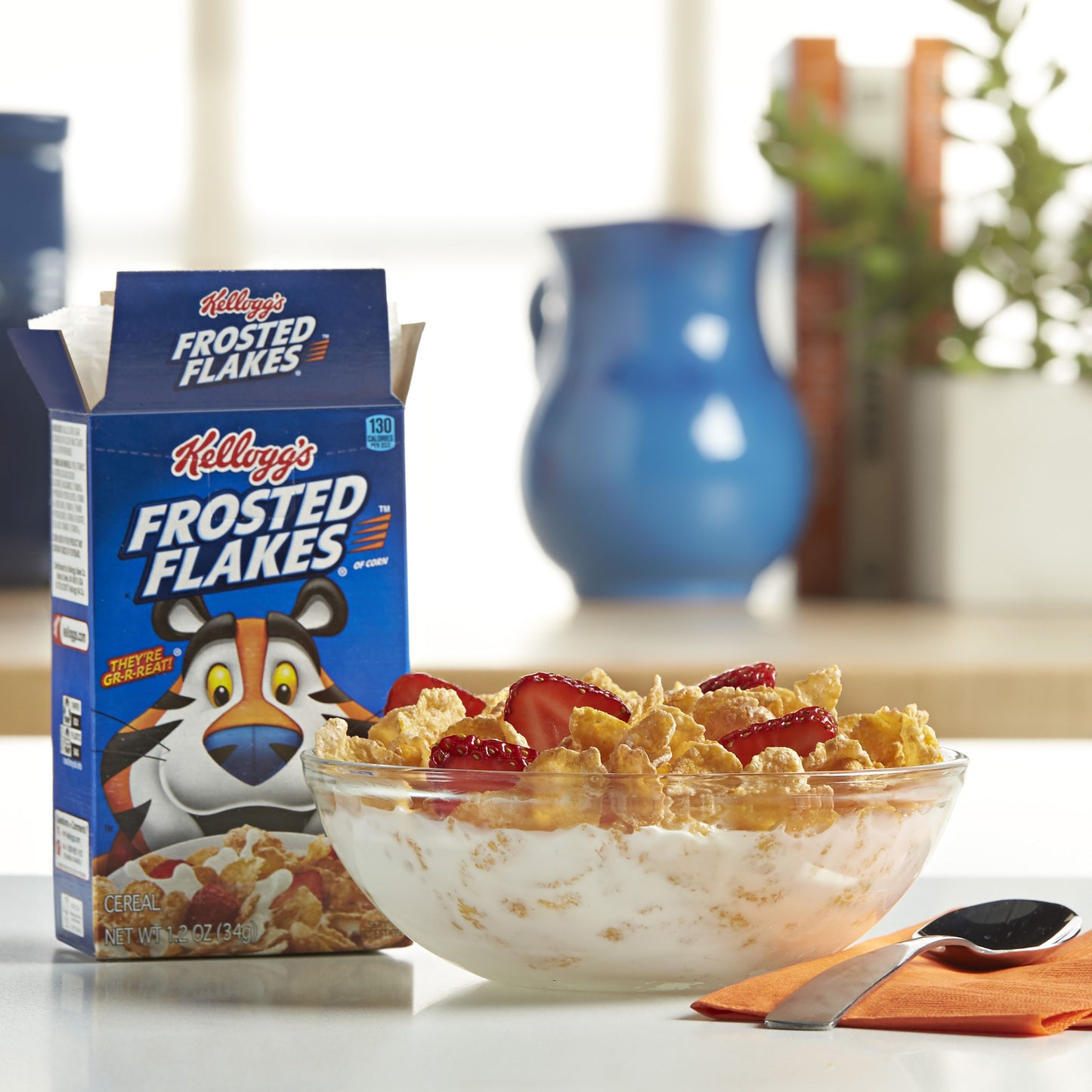 Kellogg's Frosted Flakes Cereal1.2 Ounce Size - 70 Per Case.