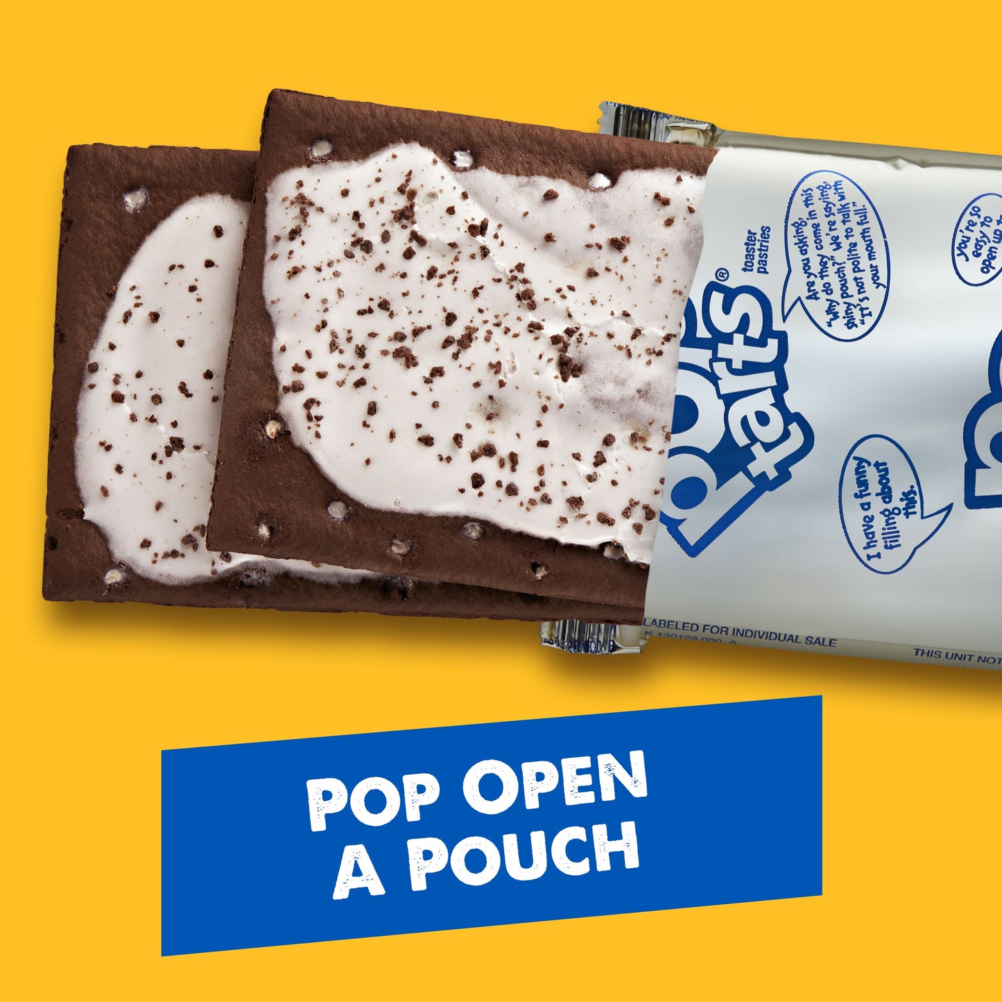 Kellogg's Pop Tarts Cookies & Creme 13.5 Ounce Size - 12 Per Case.