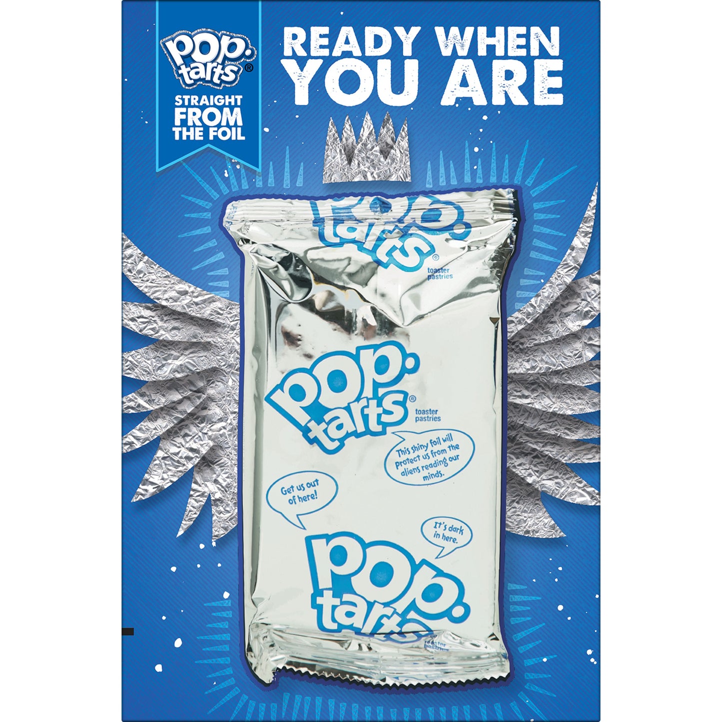 Kellogg's Pop Tarts Frosted Blueberry 13.5 Ounce Size - 12 Per Case.