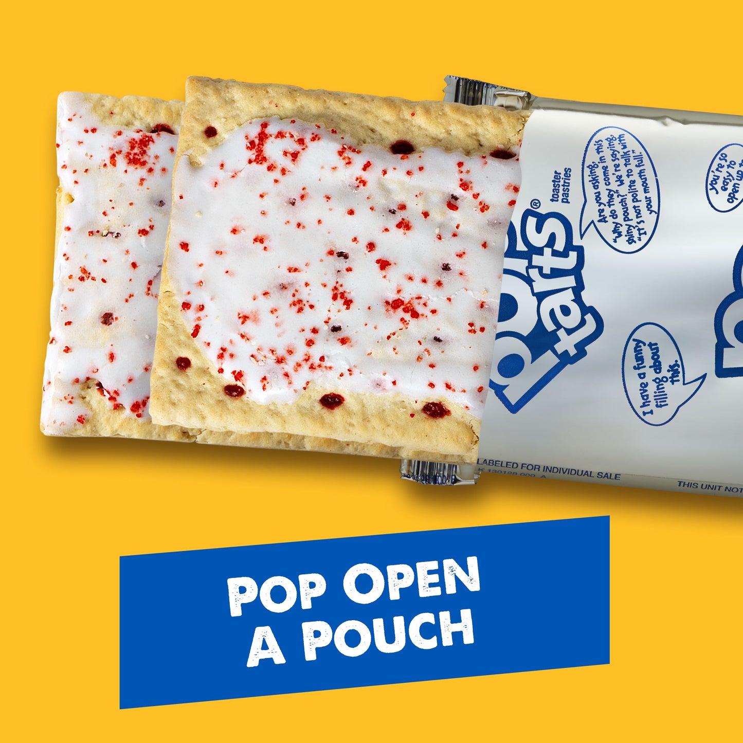 Kellogg's Pop Tarts Frosted Raspberry 13.5 Ounce Size - 12 Per Case.