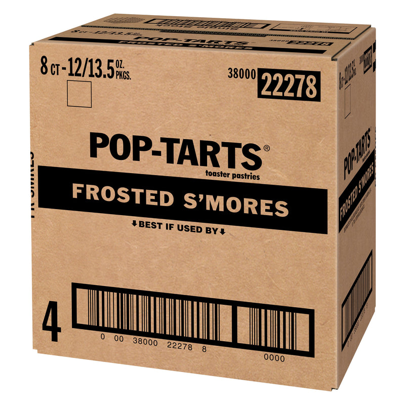 Kellogg's Pop Tarts Frosted Smores, 13.5 Ounce Size - 12 Per Case.