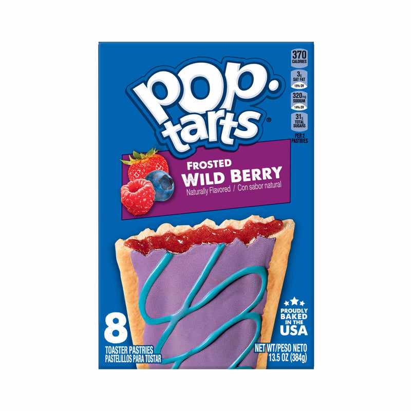 Kellogg's Pop Tarts Wild Berry13.5 Ounce Size - 12 Per Case.