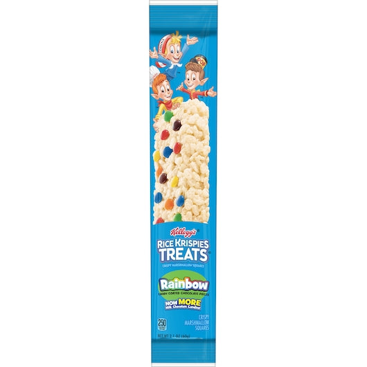 Kellogg's Rice Krispie Treats Original With Rainbow Gems 2.1 Ounce Size - 72 Per Case.