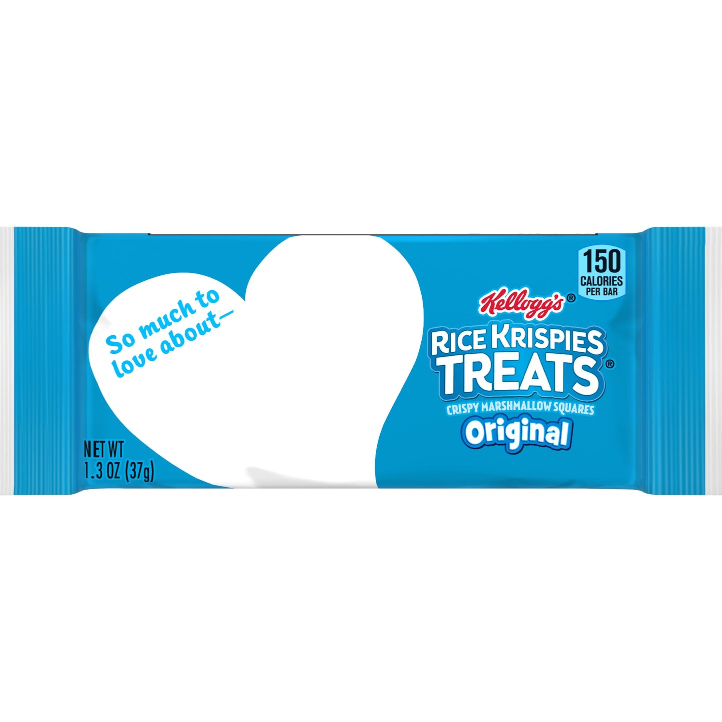 Kellogg's Rice Krispies Treats Squares Original 1.3 Ounce Size - 80 Per Case.