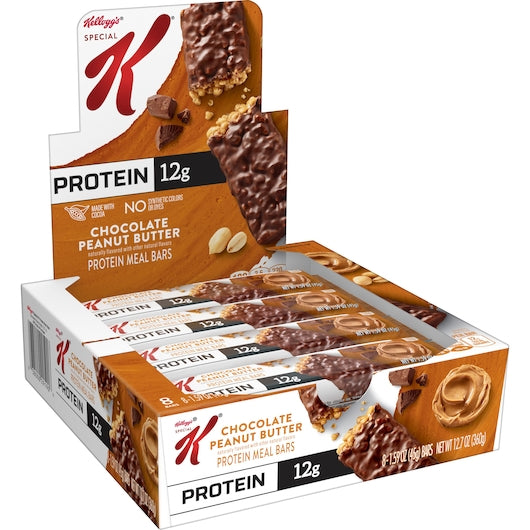 Kellogg's Special K Protein Bars Chocolate Peanut Butter 1.59 Ounce Size - 48 Per Case.