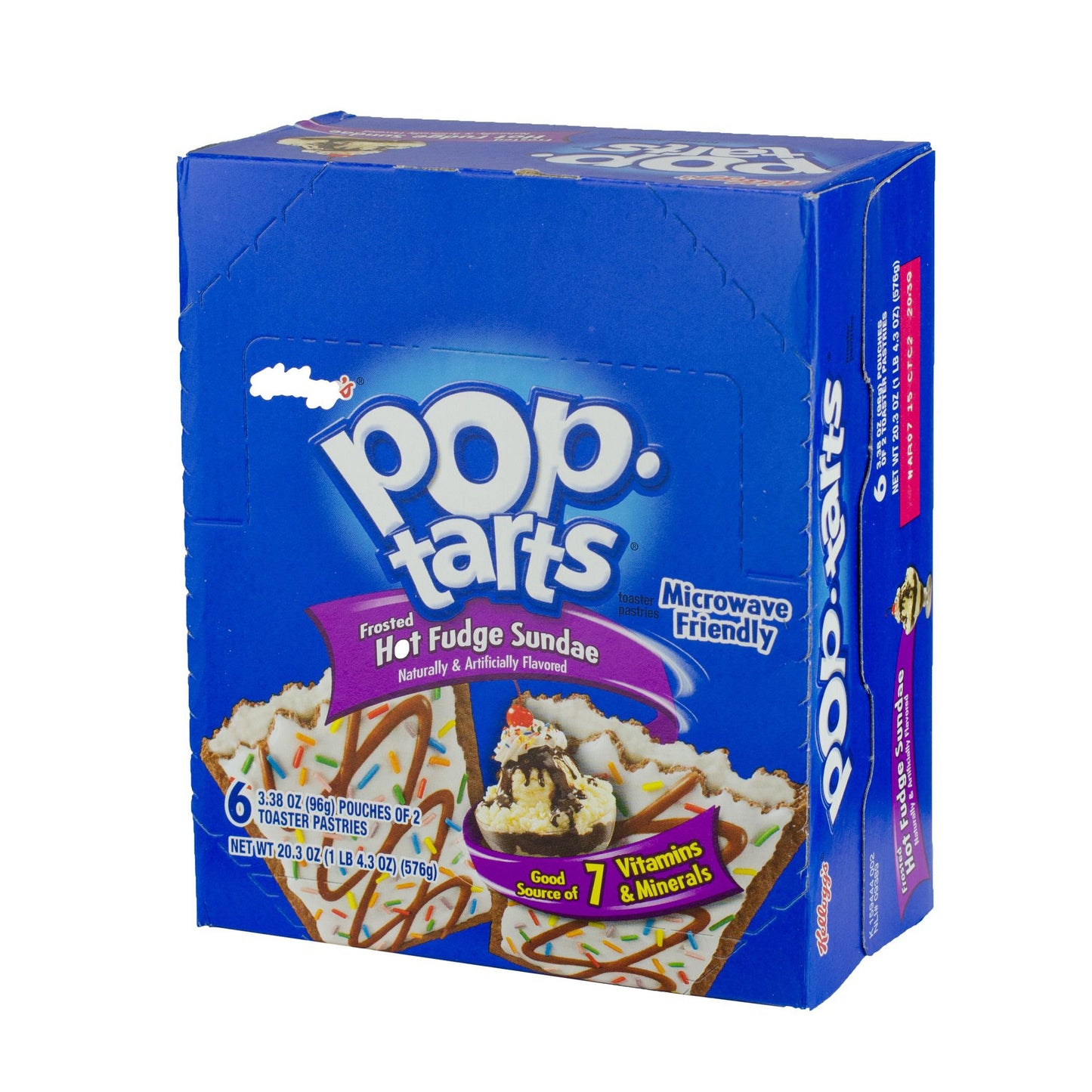 Kellogg's Pop Tarts Hot Fudge Sundae3.3 Ounce Size - 72 Per Case.