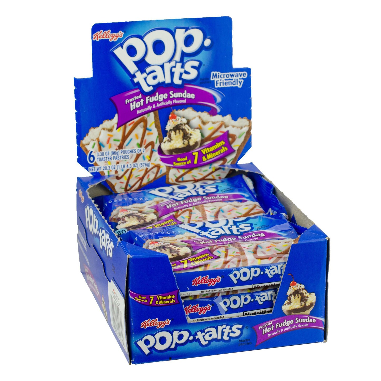 Kellogg's Pop Tarts Hot Fudge Sundae3.3 Ounce Size - 72 Per Case.