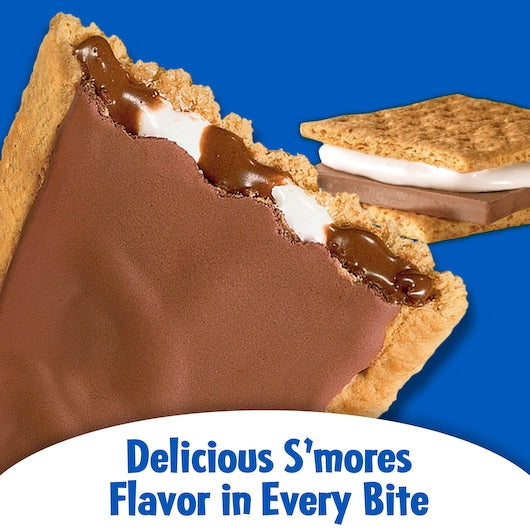 Kellogg Pop-Tarts Frosted S'mores 3.3 Ounce Size - 72 Per Case.