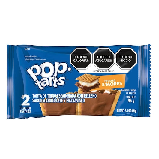 Kellogg Pop-Tarts Frosted S'mores 3.3 Ounce Size - 72 Per Case.