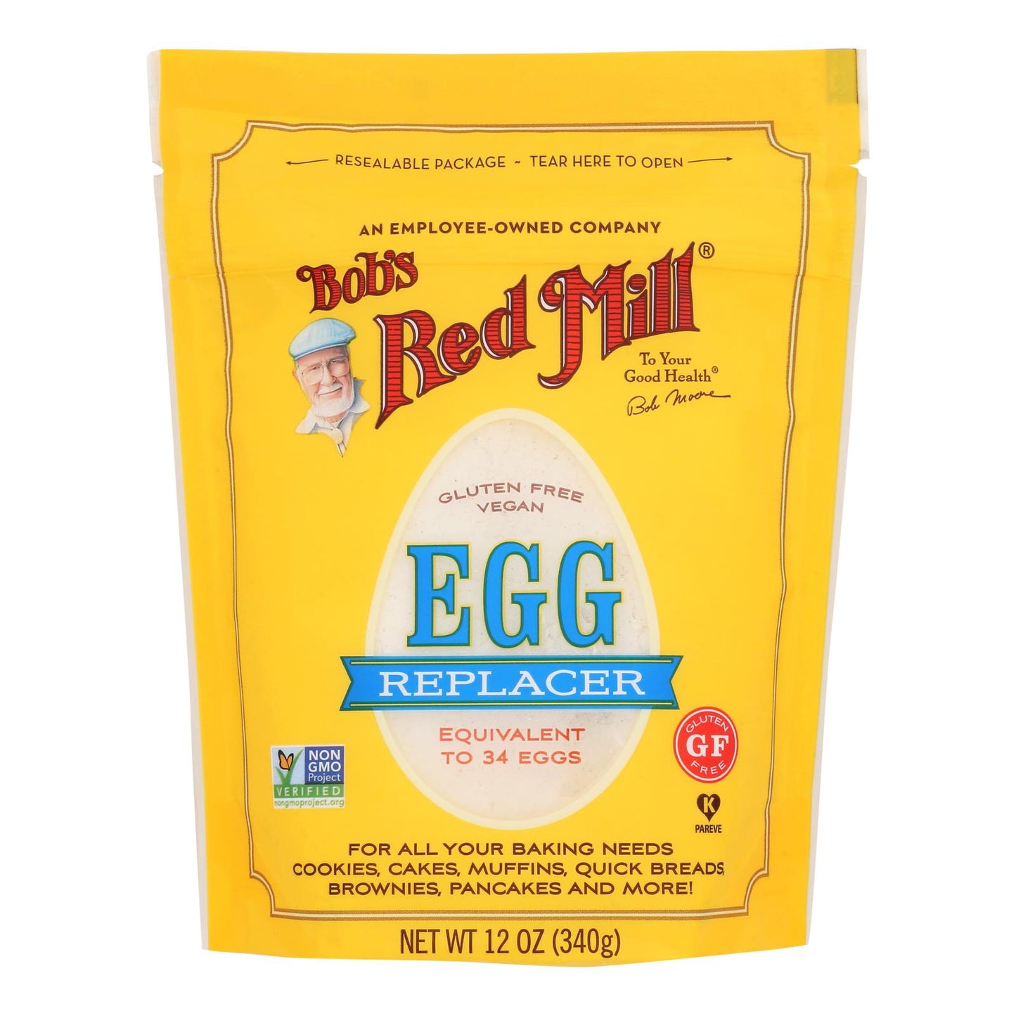 Bob's Red Mill - Egg Replacer Gluten Free - Case of 5-12 Ounce