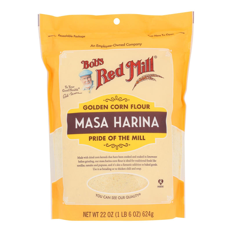 Bob's Red Mill - Masa Golden Corn - Case of 4 - 22 Ounce