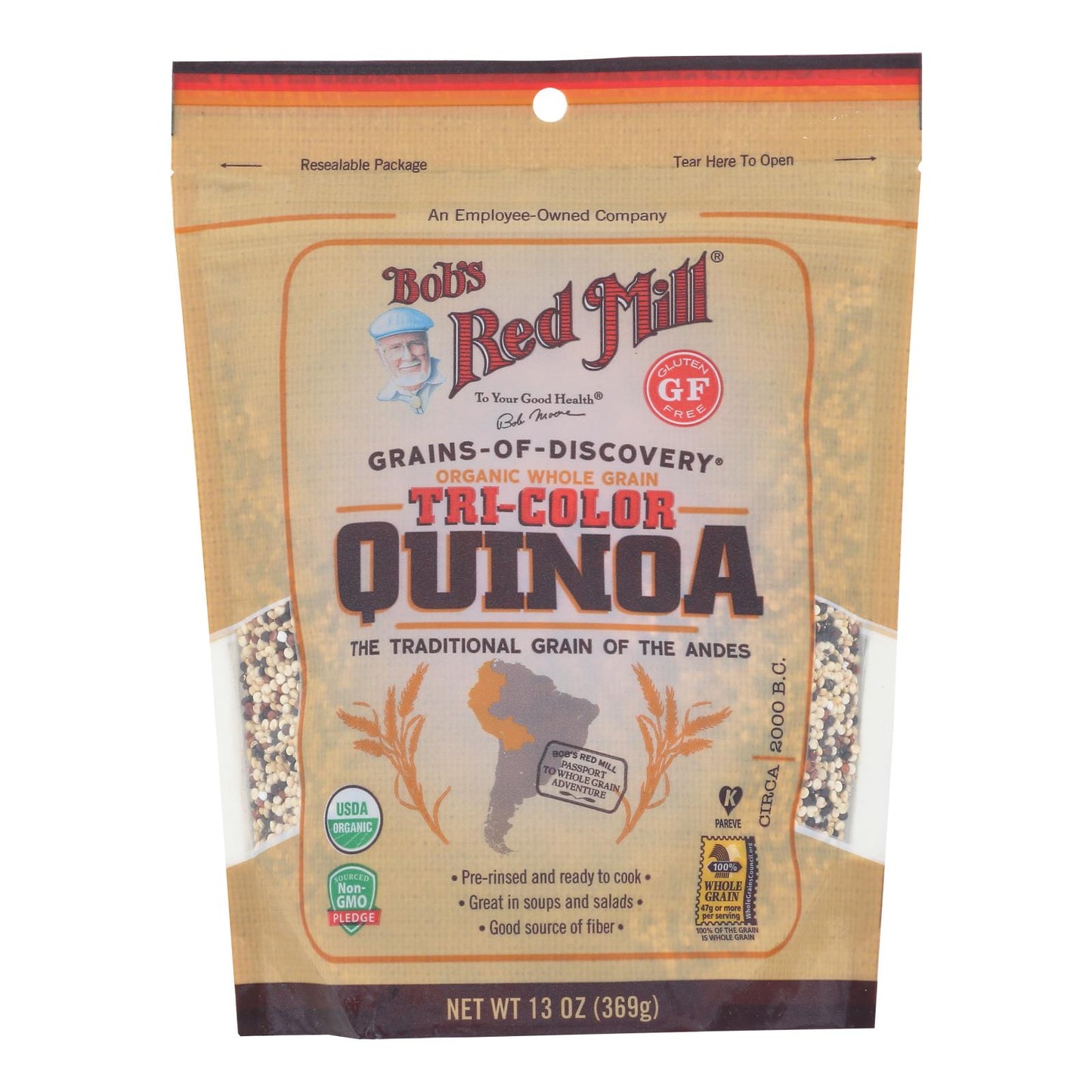 Bob's Red Mill - Quinoa Tri-color - Case of 5-13 Ounce