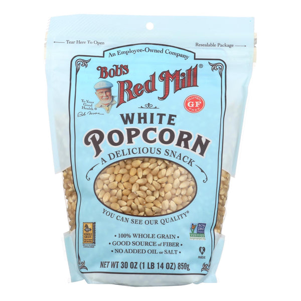 Bob's Red Mill - Popcorn - White - Case of 4 - 30 Ounce.