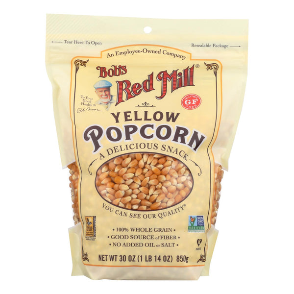 Bob's Red Mill - Popcorn - Yellow - Case of 4 - 30 Ounce.