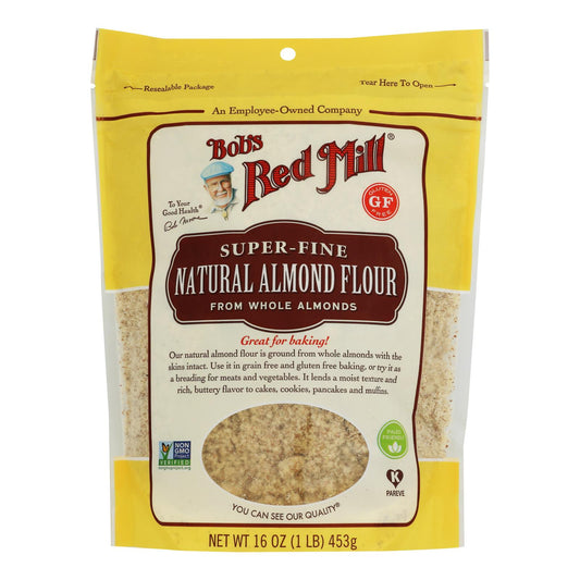 Bob's Red Mill - Flour - Almond - Natural - Case of 4 - 16 Ounce