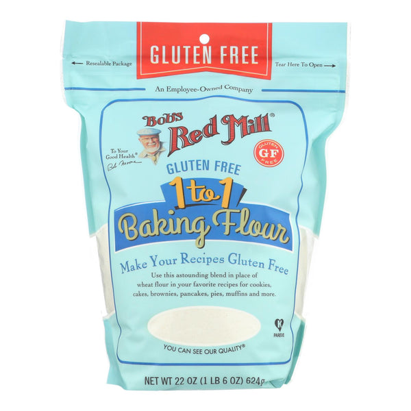 Bob's Red Mill - Baking Flour 1 To 1 - Case of 4-22 Ounce