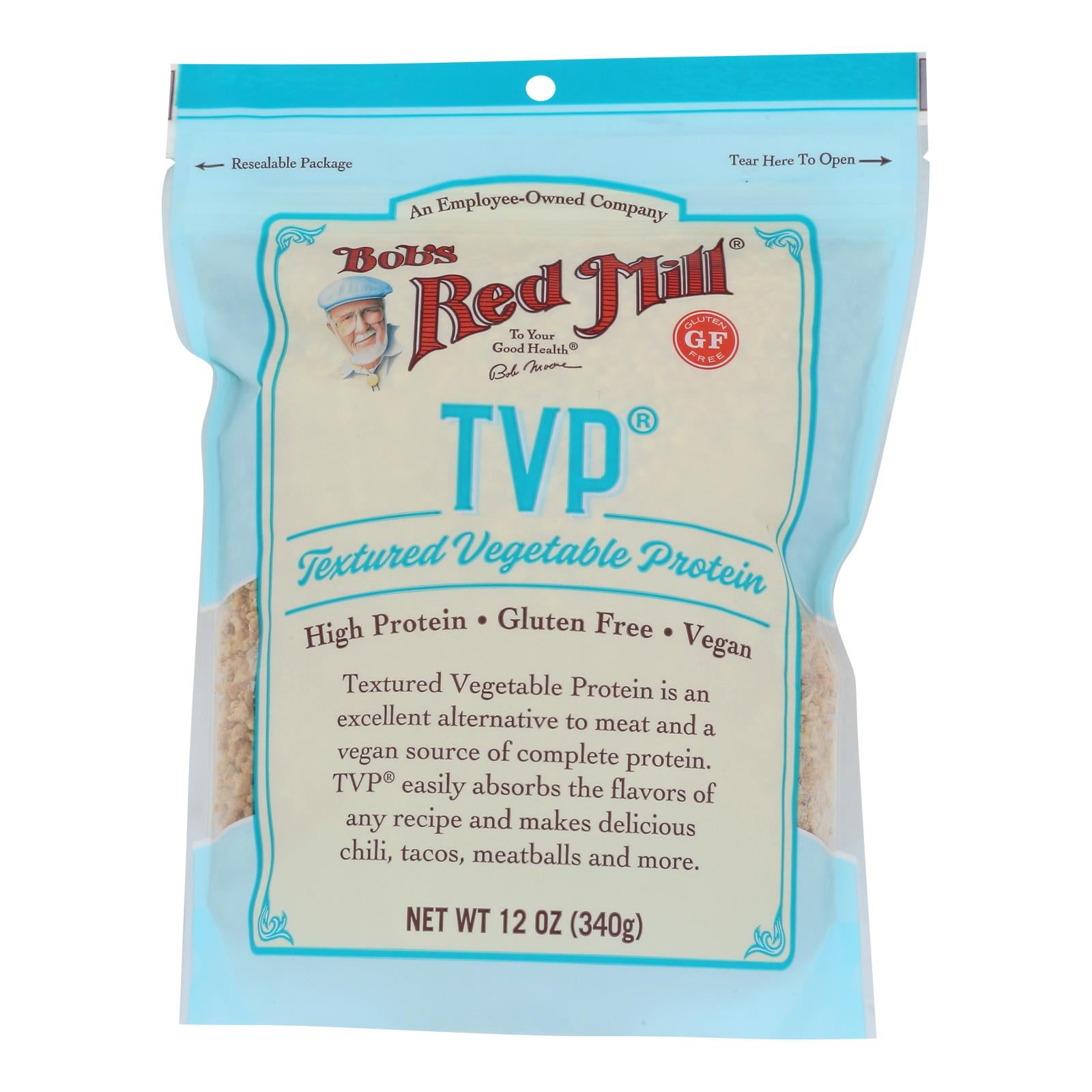 Bob's Red Mill - Texturized Veg Protein G/f - Case of 4-12 Ounce