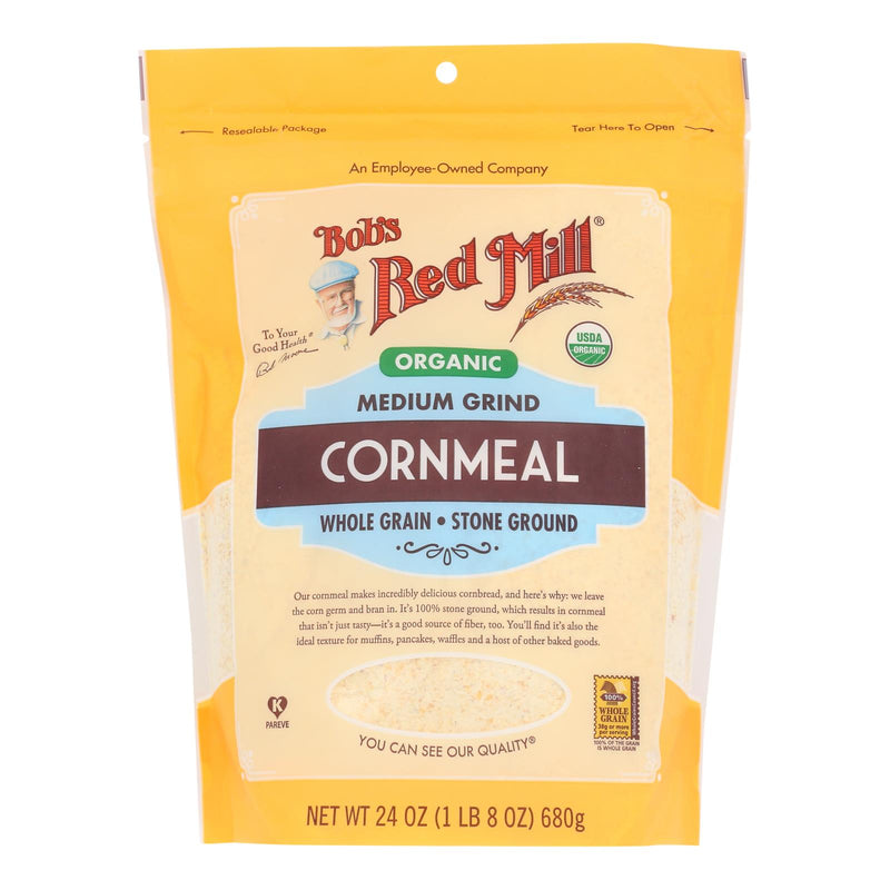 Bob's Red Mill - Cornmeal Medium - Case of 4 - 24 Ounce