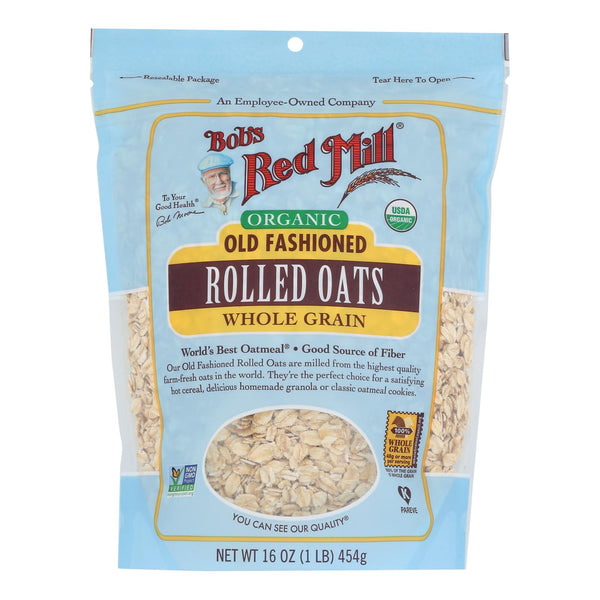 Bob's Red Mill - Organic Old Fashioned Rolled Oats - Case of 4-16 Ounce