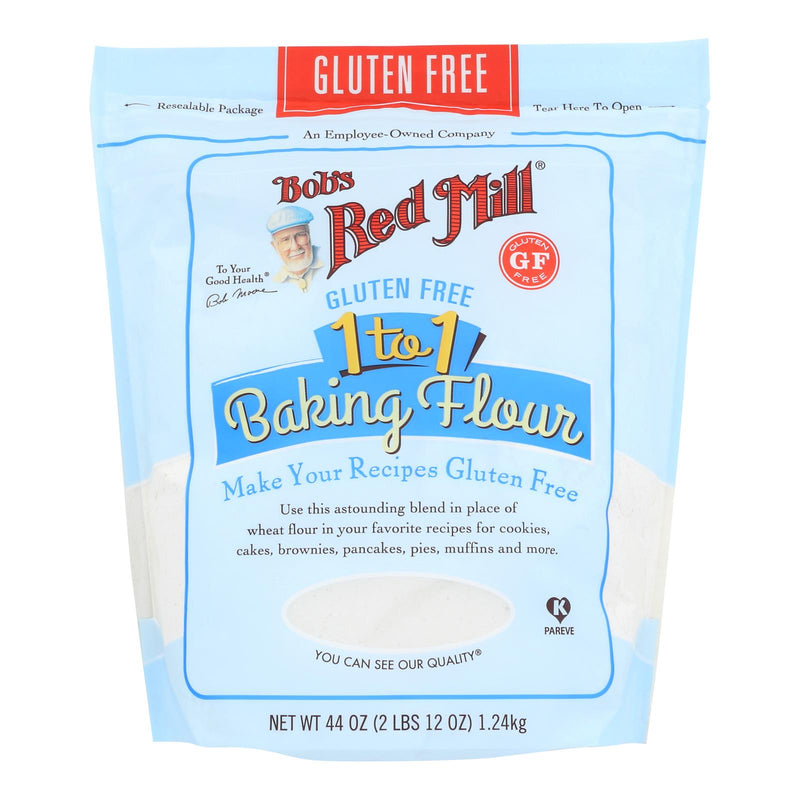 Bob's Red Mill - Baking Flour 1 To 1 - Case of 4-44 Ounce