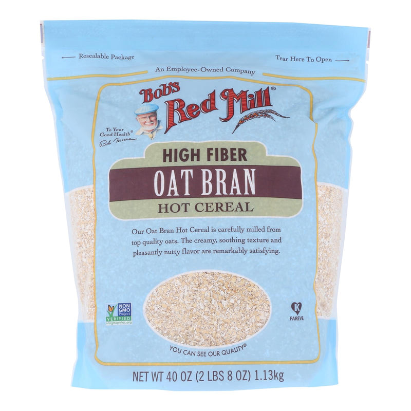 Bob's Red Mill - Oat Bran Hot Cereal - Case of 4-40 Ounce.