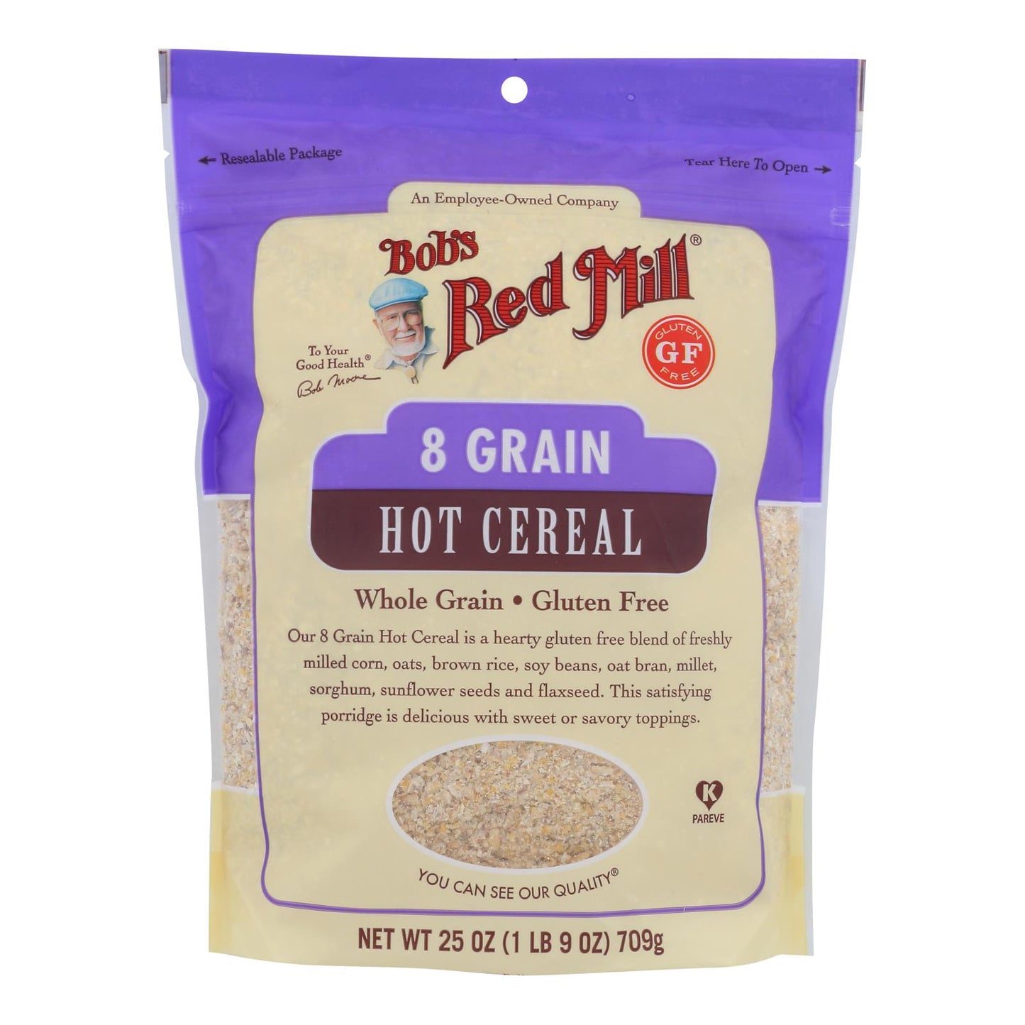 Bob's Red Mill - Cereal 8 Grain Gluten Free - Case of 4-25 Ounce