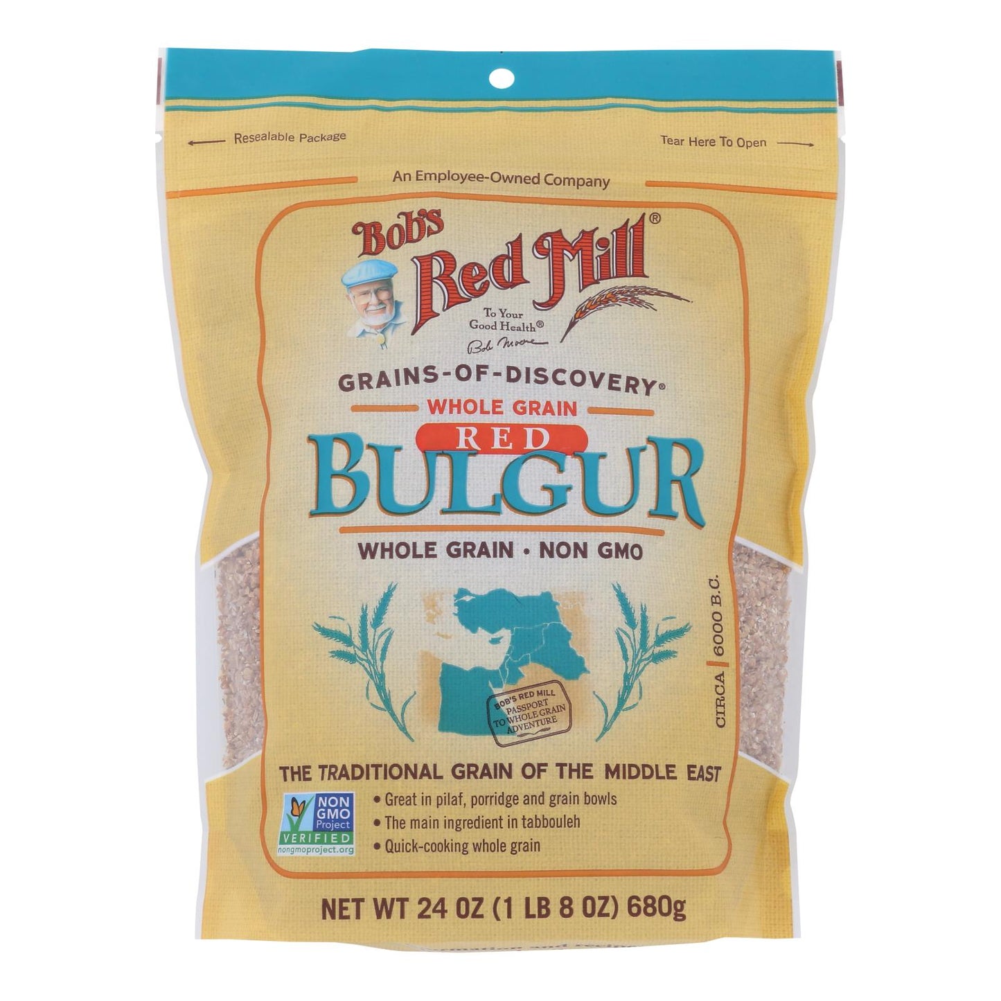 Bob's Red Mill - Bulgur Red Wheat - Case of 4-24 Ounce