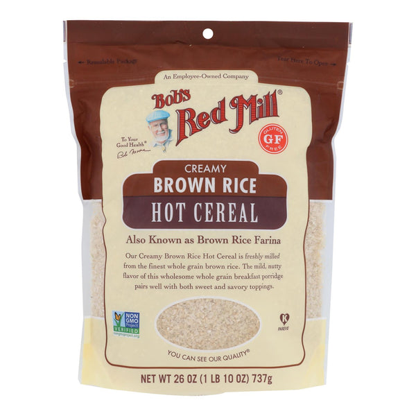 Bob's Red Mill - Farina Brown Rice G/f - Case of 4-26 Ounce