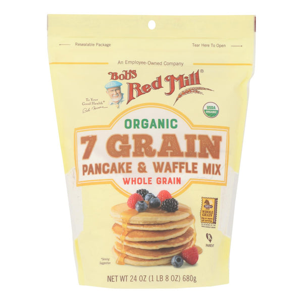 Bob's Red Mill - Pancake/waffle 7 Green - Case of 4 - 24 Ounce