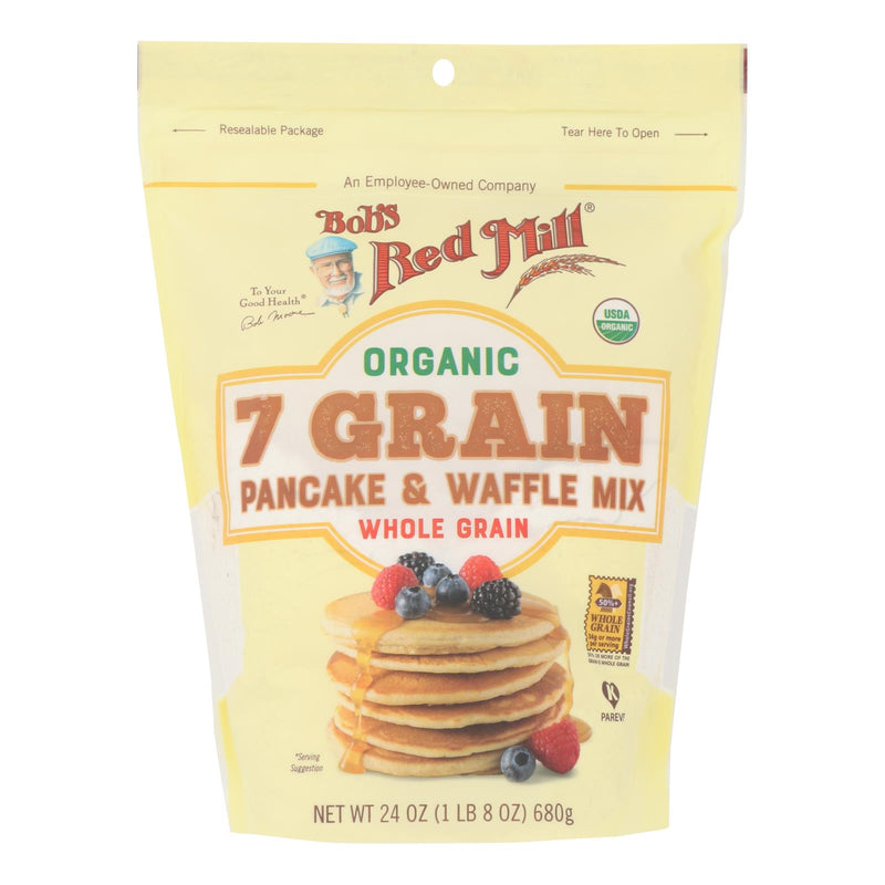 Bob's Red Mill - Pancake/waffle 7 Green - Case of 4 - 24 Ounce