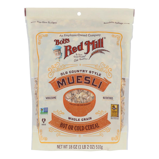 Bob's Red Mill - Old Country Style Muesli Cereal - 18 Ounce - Case of 4