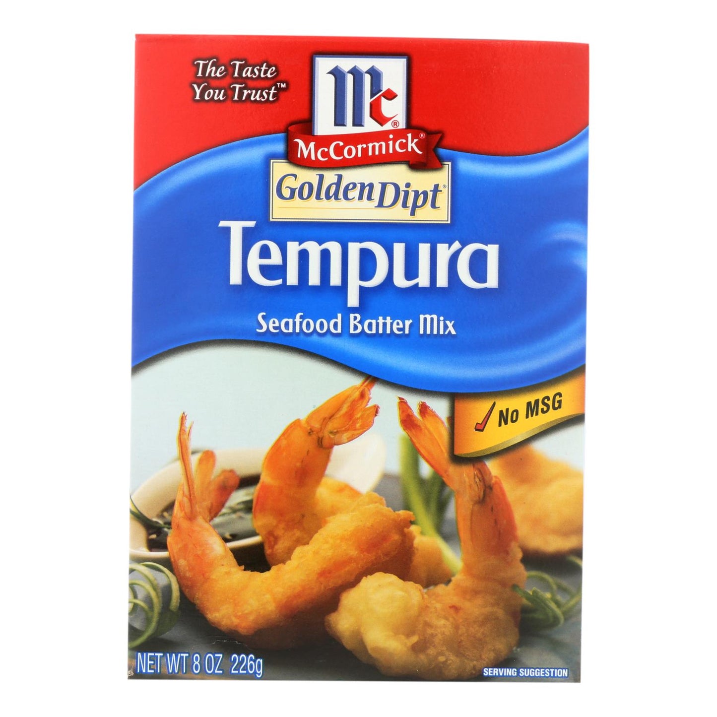 Golden Dipt - Breading - Tempura Mix - Case of 8 - 8 Ounce.