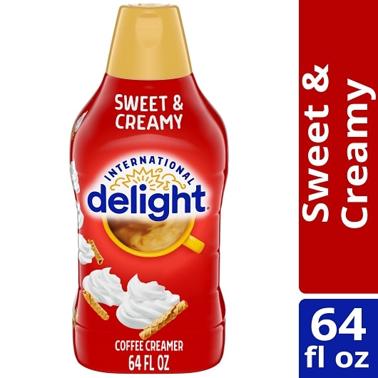 International Delight Sweet & Creamy Bottle 64 Fluid Ounce - 6 Per Case.