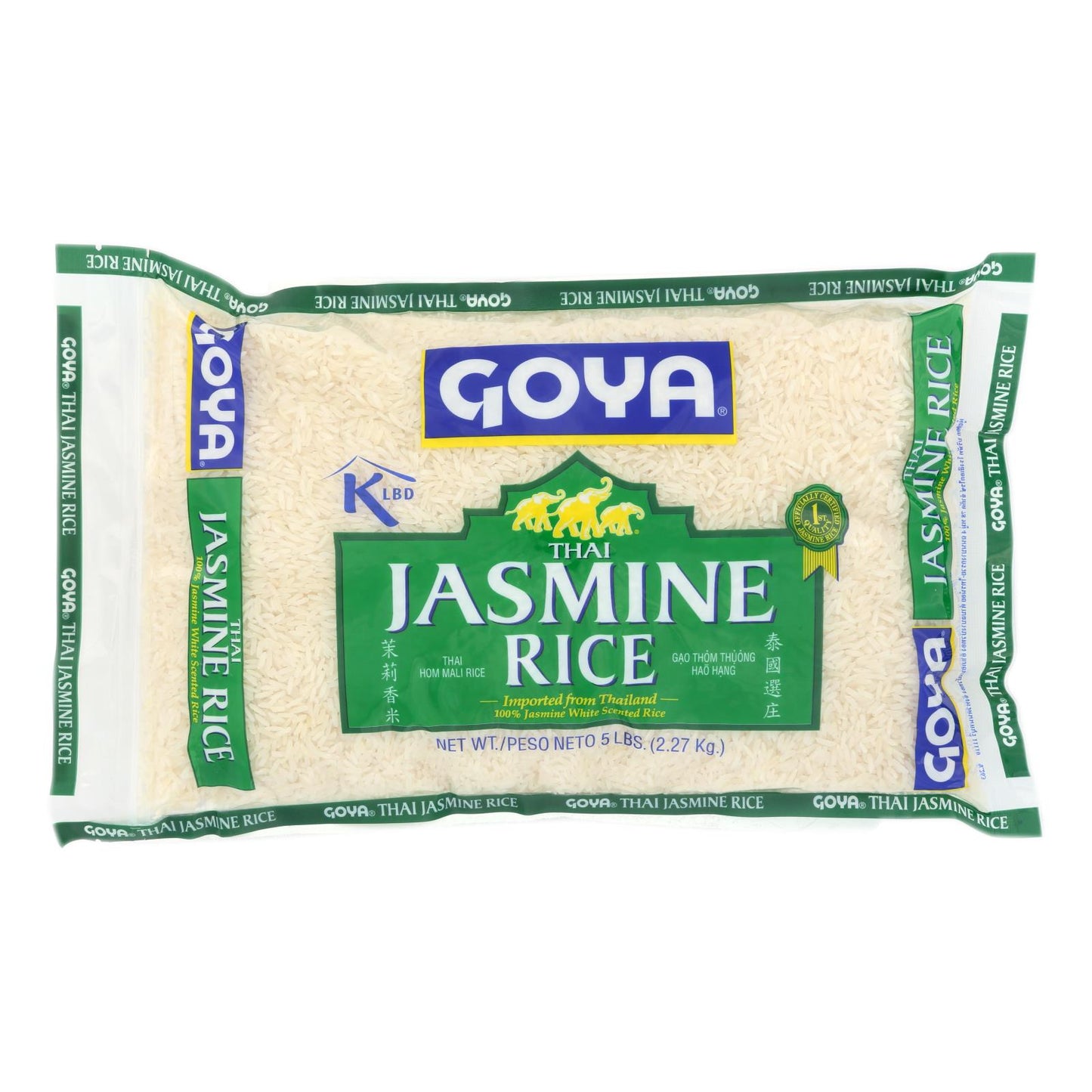 Goya - Rice Thai Jasmine - Case of 8-5 LB