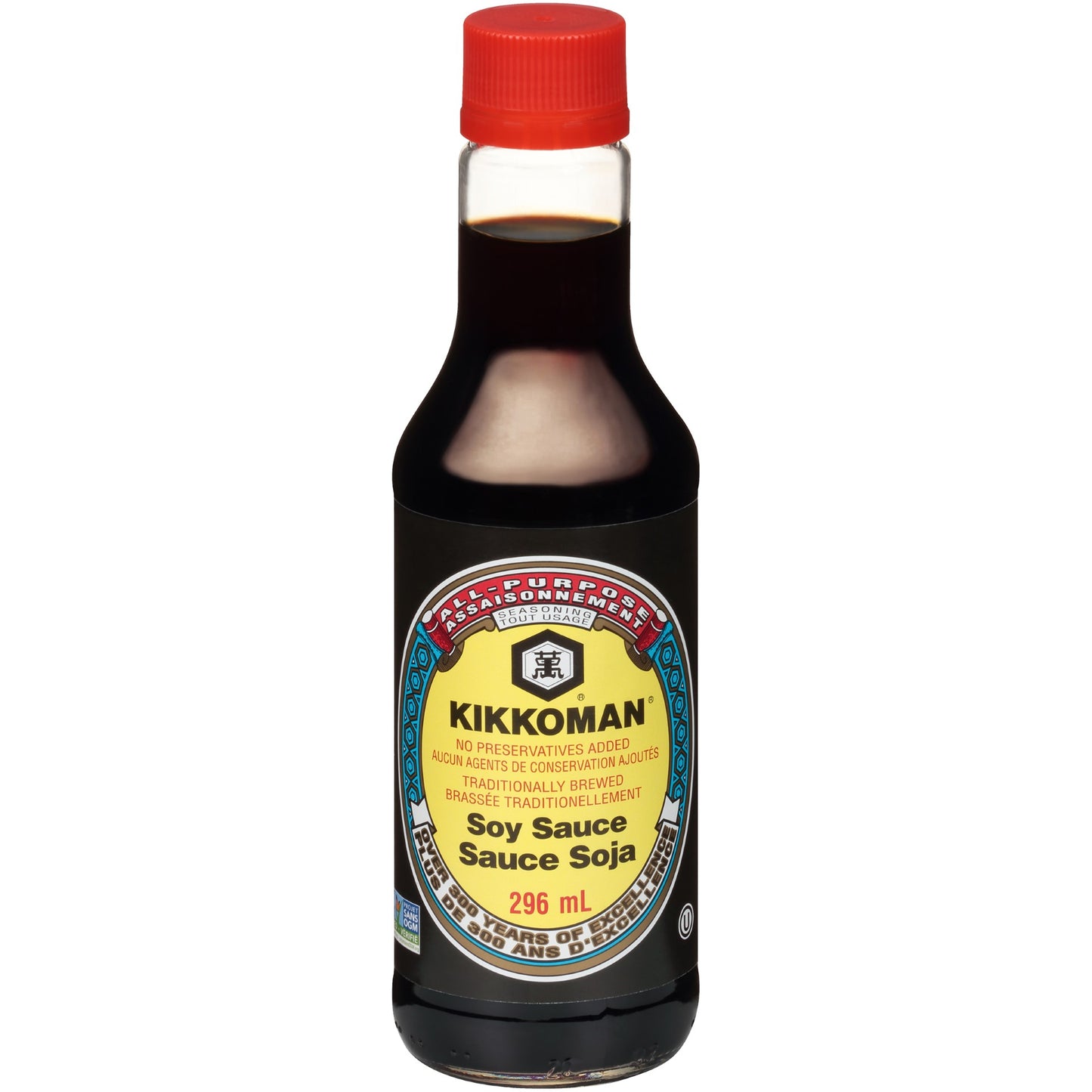 Kikkoman Soy Sauce 10 Fluid Ounce - 12 Per Case.