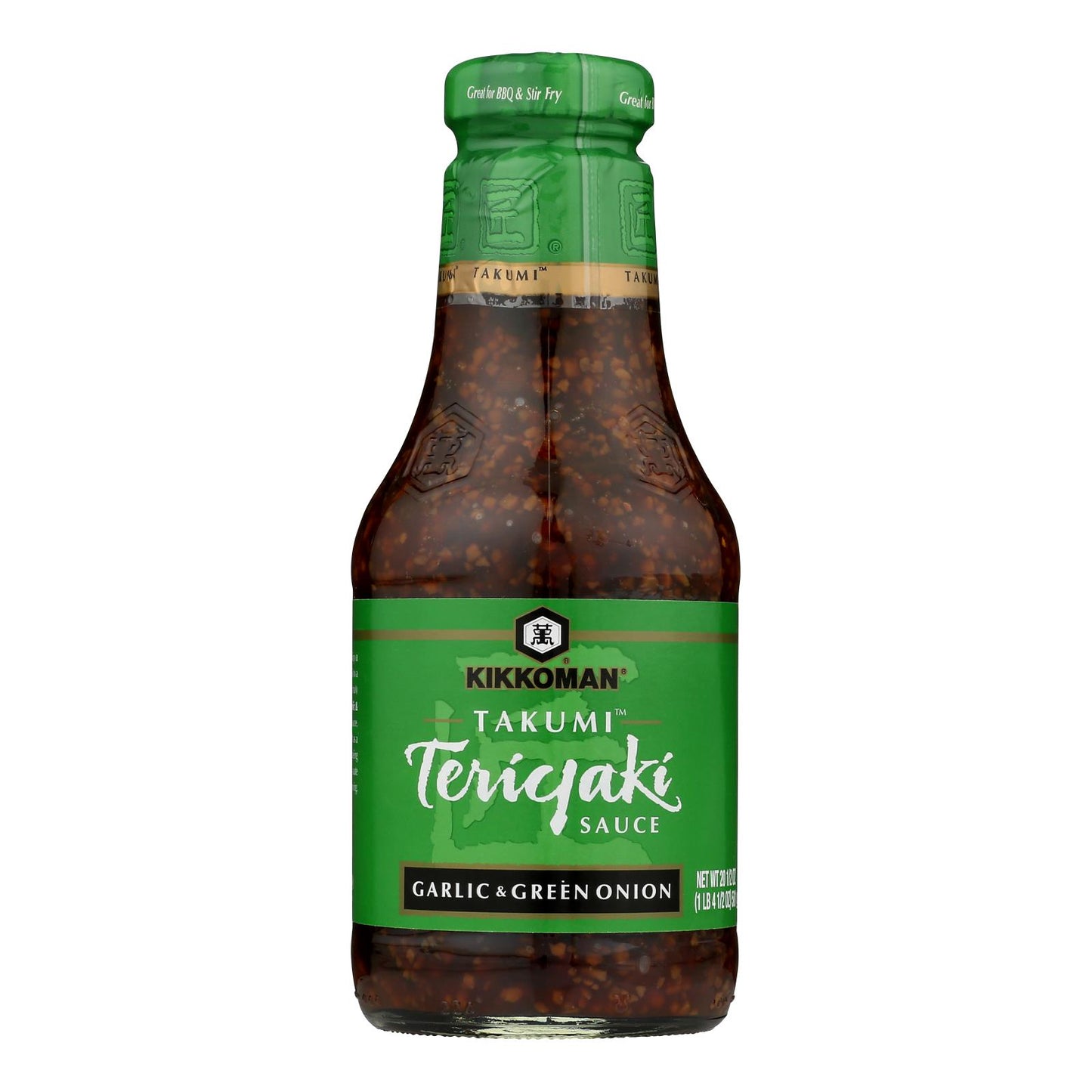 Kikkoman Teriyaki Sauce - Garlic and Green Onion - Case of 6 - 20.5 Ounce.