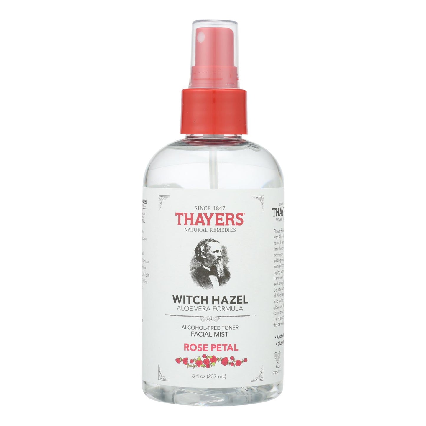 Thayers - Witch Hazel Facial Mist - Rose Petal - 8 Fluid Ounce