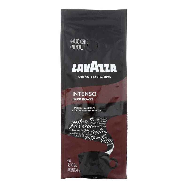 Lavazza Coffee's Intenso Dark Roast  - Case of 6 - 12 Ounce